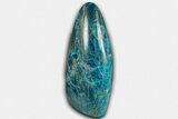 Free-Standing, Polished Blue Apatite - Madagascar #361786-1